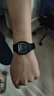 復古風(fēng)手表【卡西歐平替】鬧鐘氣質(zhì)韓版簡(jiǎn)約電子手表男女士學(xué)生兒童七彩多功能帥氣小眾情侶防水 黑色 曬單實(shí)拍圖