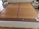 素時(shí)代涼席竹席碳化水磨竹青可折疊夏涼席子竹席雙面碳化席雙人1.8x2米 曬單實(shí)拍圖