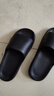 稻草人拖鞋男EVA居家用洗澡防滑浴室內戶(hù)外穿情侶厚底靜音女涼拖黑44-45 曬單實(shí)拍圖