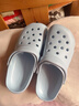 潔麗雅護士洞洞鞋女夏季2026新款涼鞋外穿防滑手術(shù)室醫護包頭涼拖鞋男夏 天空藍 38-39 【標準碼】 曬單實(shí)拍圖