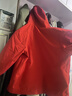 駱駝（CAMEL）外套全地形夾克男女款防風(fēng)防水戶(hù)外服 J35CW1L0032 耀眼紅 S 曬單實(shí)拍圖