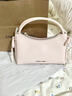 CHARLES&KEITH26春新品蝴蝶結多巴胺手提斜挎小方包生日禮物CK2-30160255 Soft Pink淺粉色 S 曬單實(shí)拍圖