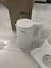 美的（Midea）電熱水壺家用燒水壺泡茶0涂層食品級304不銹鋼自動(dòng)斷電雙層防燙全鋼無(wú)縫1.5L大容量 MK-HJ1566 曬單實(shí)拍圖