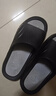 回力拖鞋男士厚底防滑浴室一字拖休閑外穿耐磨涼鞋SDJ-3A77 黑灰40-41 曬單實(shí)拍圖