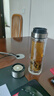 閩藍藍一鍵開(kāi)蓋玻璃杯茶水分離男士水杯雙層高硼硅防摔車(chē)載便攜泡茶杯子 500ML【一鍵速開(kāi)全鋼蓋+茶水分離長(cháng)茶倉】 可刻字聯(lián)系客服備注 曬單實(shí)拍圖