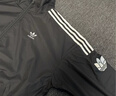 adidas寬松日常舒適運動(dòng)夾克外套男女春季新款阿迪達斯官方三葉草   黑色   L 曬單實(shí)拍圖