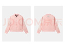 BOY LONDON【羽翼流光】女潮牌秋季飛行員夾克開衫立領(lǐng)外套W23903 粉色 S 曬單實(shí)拍圖