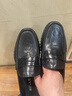 百麗一腳蹬休閑豆豆鞋男鞋春夏通勤牛皮革樂(lè )福商務(wù)皮鞋8XB01  41 曬單實(shí)拍圖