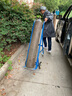 HOD氣瓶車?yán)匣④嚢徇\車雙輪兩輪氧氣手推車40L氧氣鋼瓶工業(yè)鋼瓶車 曬單實拍圖