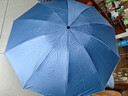 左都（ZUODU）全自動(dòng)遮陽(yáng)傘三折黑膠防曬防紫外線(xiàn)大號男女晴雨兩用反向太陽(yáng)傘 曬單實(shí)拍圖
