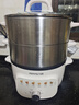 九陽(yáng)（Joyoung）電蒸鍋快速蒸汽電煮鍋電火鍋家用多功能蒸煮一體電鍋電熱鍋13L三層大容量不銹鋼加大蒸籠蒸鍋GZ162 曬單實(shí)拍圖