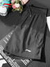 李寧（LI-NING）運動(dòng)短褲男夏季透氣薄款寬松休閑戶(hù)外速干跑步健身冰絲五分褲 曬單實(shí)拍圖