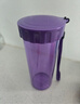 特百惠（Tupperware）瑩彩430ml塑料杯男女士學(xué)生運動(dòng)水杯子大容量泡茶杯 酷炫黑 曬單實(shí)拍圖