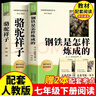 初中名著(zhù)閱讀駱駝祥子鋼鐵是怎樣煉成的七八九年級下冊課外閱讀書(shū)人教版經(jīng)典常談昆蟲(chóng)記儒林外史簡(jiǎn)愛(ài)初中一二三年級語(yǔ)文教材配套閱讀書(shū)目 【七年級 下冊】駱駝祥子+鋼鐵是怎樣練成的（2本） 課外閱讀書(shū) 曬單實(shí)拍圖