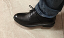 意爾康男鞋圓頭商務(wù)正裝鞋春秋單鞋系帶皮鞋德比婚鞋 53449W 黑色 42 曬單實(shí)拍圖