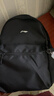 李寧雙肩包背包大容量輕便出游初高中學(xué)生書(shū)包旅行出差登山包電腦包黑 曬單實(shí)拍圖