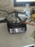 美的（Midea）鈦陶電炒鍋 電蒸鍋宿舍煮鍋炒菜專(zhuān)用分體式家用多功能一體電火鍋煎鍋5.5L多用途鍋HCG3218S配蒸籠 曬單實(shí)拍圖
