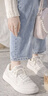 李寧（LI-NING）休閑鞋舒適百搭元寶Pure時(shí)尚運動(dòng)板鞋女子新款百搭經(jīng)典運動(dòng)女鞋 曬單實(shí)拍圖