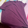 蕉下（beneunder）t恤女短袖正肩打底衫棉吸汗春裝內搭高檔百搭CT005深檀紫XL 曬單實(shí)拍圖