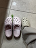 卡駱馳（CROCS）洞洞鞋女 貝雅云彩Clog戶(hù)外休閑沙灘鞋涼拖鞋 208186-6PI W7 曬單實(shí)拍圖