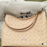 蔻馳（COACH）【官方授權店】奢侈品女包Laurel31流浪包手提單肩斜挎送女友禮物 CV975SVPWH 曬單實(shí)拍圖