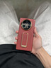樂(lè )比億華為mate x6手機殼新款x6折疊屏腕帶支架真皮保護套華為matex6典藏版超薄中軸全包防摔高級感外殼 【寰宇紅】頭層牛皮丨腕帶支架丨中軸全包 華為 Mate X6/典藏版 曬單實(shí)拍圖