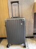 京東京造無(wú)界鋁框20英寸大容量行李箱男女 登機皮箱明日達旅行 石墨灰 曬單實(shí)拍圖