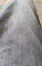 GXG男裝    深灰水洗牛仔褲錐形百搭長(cháng)褲 深灰色 M 曬單實(shí)拍圖