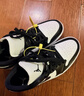 耐克NIKE休閑鞋男女熊貓AJ 1喬丹JORDAN 1運動(dòng)鞋DC0774-101黑白37.5 曬單實(shí)拍圖