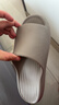 優(yōu)調拖鞋男足弓支撐居家防臭夏季浴室洗澡防滑情侶拖鞋女 隕石灰44-45 曬單實(shí)拍圖