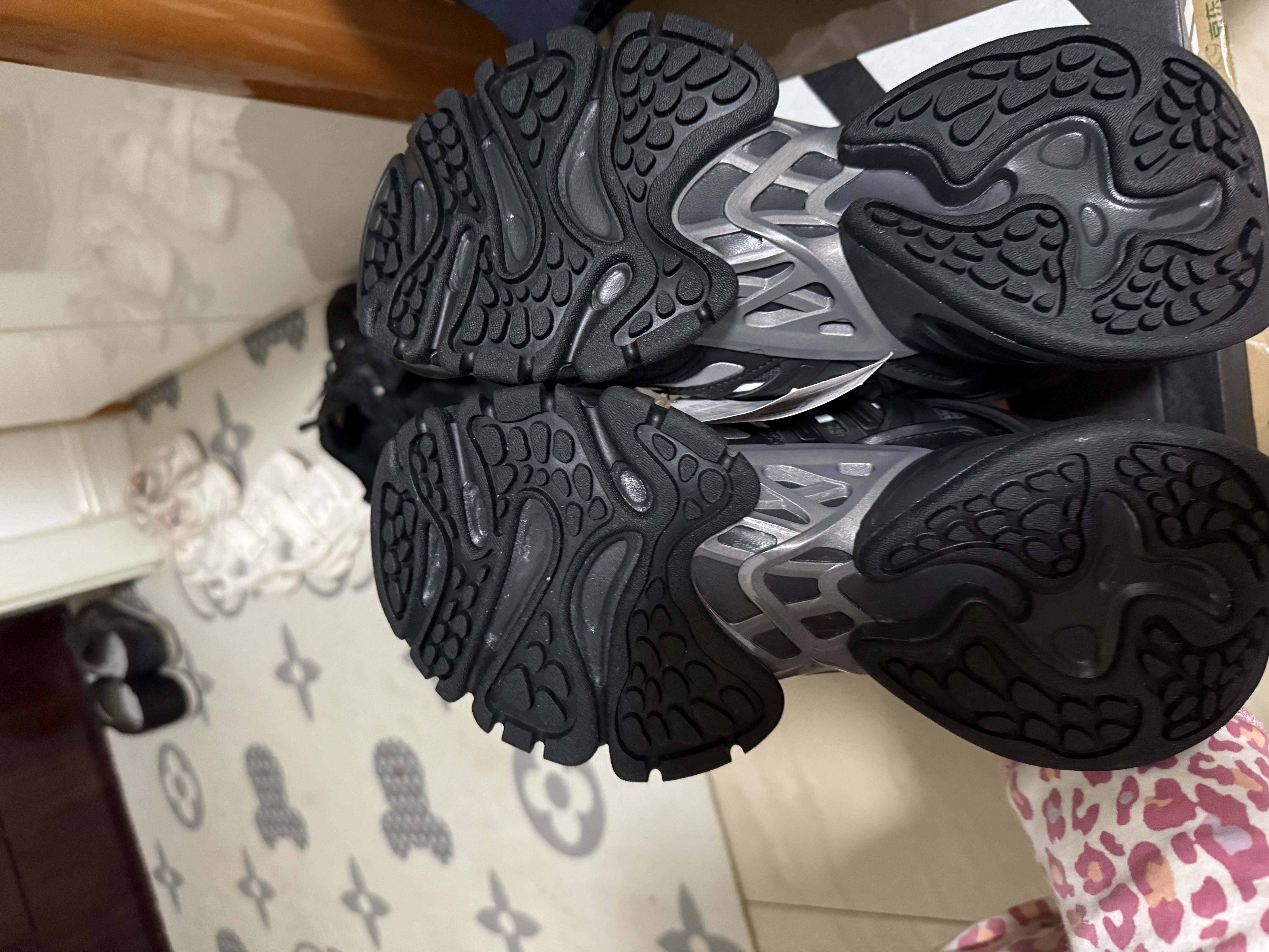 阿迪達斯七夕adidas輕機甲鞋-賽博XLG男女鞋老爹鞋休閑鞋 IH0070 38碼 曬單實拍圖