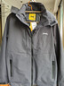 JEEP吉普夾克男士外套春秋季休閑連帽寬松沖鋒衣服男裝 灰色 2XL 曬單實(shí)拍圖