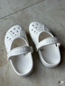 卡駱馳（CROCS）貝雅洞洞鞋男鞋女鞋輕便耐磨一腳蹬拖鞋休閑鞋百搭花園鞋|10126 白-100 37 /38(230mm) 曬單實(shí)拍圖
