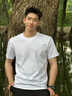 倉(cāng)石一樹(shù)潮牌高端純色短袖T恤男士2026夏季新款寬松半袖時(shí)尚潮流體恤上衣 白色 2XL 【想要模特效果拍小一碼】 曬單實(shí)拍圖