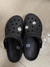 CROCS卡駱馳貝雅云彩洞洞鞋戶(hù)外老爹鞋沙灘女休閑鞋|208186 黑色-001 36 /37(230mm) 曬單實(shí)拍圖