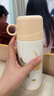膳魔師（THERMOS）兒童保溫杯316L不銹鋼杯套吸管直飲杯多蓋學(xué)生水壺上學(xué)TCKP 曬單實(shí)拍圖