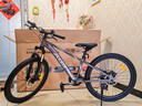 喜德盛青少年山地自行車(chē)2025款北極星PRO鋁合金車(chē)架7速 星空灰 24英寸 曬單實(shí)拍圖