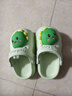 牧童兒童拖鞋夏男寶寶洞洞鞋軟底女童卡通洗澡嬰幼兒家居鞋奶龍綠150 曬單實(shí)拍圖
