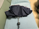 天堂 加大雨傘三折 晴雨兩用商務(wù)傘經(jīng)典格紋10骨大雨傘男女 藏青 曬單實(shí)拍圖