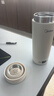 美的（Midea）便攜電熱水杯加熱杯電熱水壺保溫燒水杯350ml迷你旅行出差沖奶泡茶智能恒溫316L不銹鋼MK-DB35X22 曬單實(shí)拍圖