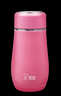 希諾（heenoor）保溫杯女士便攜304不銹鋼創(chuàng  )意水杯迷你高顏值可愛(ài)杯子時(shí)尚茶杯 淺粉紅300ml 曬單實(shí)拍圖