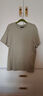H&M男裝T恤2025春季新款圓領(lǐng)短袖運動(dòng)上衣短袖內搭打底衫0685816 深灰色 XL 180/116 曬單實(shí)拍圖