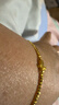 周大福首發(fā)碎冰蝴蝶黃金手鏈女禮物(工費260)16.25cm 約2.5g EOF2384 曬單實(shí)拍圖