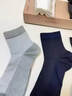 浪莎男士襪子男松口襪子腳腫不勒純棉防臭中筒加肥加大碼夏季薄款男襪 老年松口襪-純棉混色 6雙 均碼 26-30CM 收藏加購 優(yōu)先發(fā)貨 曬單實(shí)拍圖