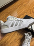 adidas ENTRAP美式校園風(fēng)運動(dòng)少年感復古籃球風(fēng)板鞋男女阿迪達斯   白色/暗銀金屬/樹(shù)脂黃   41 曬單實(shí)拍圖