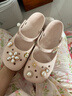 卡駱馳（CROCS）2026春季新款經(jīng)典芭蕾鞋舒適輕便休閑鞋女鞋|211994 石英粉-6UR 39 (250mm) 曬單實(shí)拍圖
