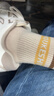 有棵樹(shù)5雙100%純棉長(cháng)襪子男中筒春夏季10A抑菌防臭潮襪學(xué)生透氣高筒男襪 曬單實(shí)拍圖