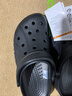 CROCS卡駱馳洞洞鞋貝雅洞洞鞋輕便運動(dòng)鞋耐磨一腳蹬拖鞋休閑鞋|10126 黑色-001 41 /42(260mm) 曬單實(shí)拍圖