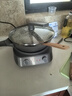 美的（Midea）鈦陶電炒鍋 電蒸鍋宿舍煮鍋炒菜專(zhuān)用分體式家用多功能一體電火鍋煎鍋5.5L多用途鍋HCG3218S配蒸籠 曬單實(shí)拍圖