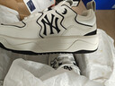 MLB官方汪蘇瀧同款運動(dòng)鞋女鞋子 休閑鞋撞色板鞋復古學(xué)長(cháng)鞋3ASXM096N 紐約洋基隊/米白 36.5 (230mm) 曬單實(shí)拍圖